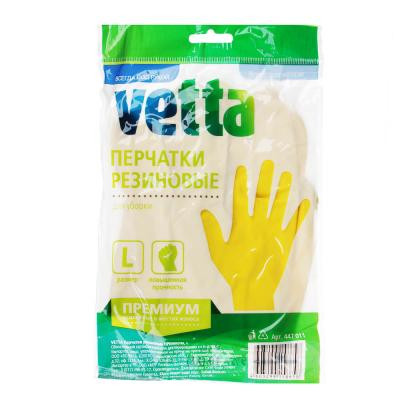 VETTA Перчатки резиновые ПРЕМИУМ, L