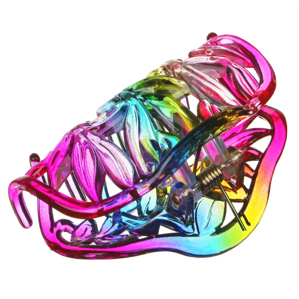 Краб для волос, пластик, 6/6,5см, 2 дизайна