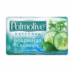 Мыло Palmolive «Бодрящая свежесть, с экстрактами зеленого чая и огурца», 90 г