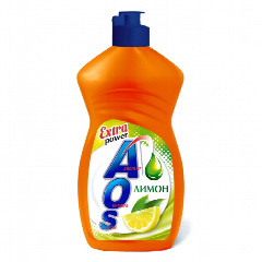 Средство для мытья посуды AOS «Лимон, сила цитрусов», 450 мл