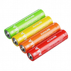 Батарейки Первая цена 1 шт "Alkaline" щелочные, тип AAA (LR03), блистер