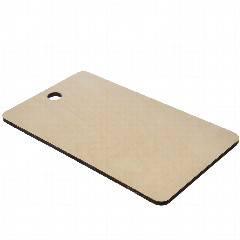 Доска разделочная из фанеры, 25x15x0,4см, арт. 797