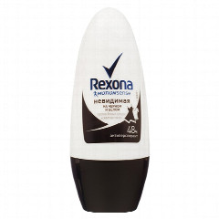 Дезодорант роликовый Rexona «Невидимая на черном и белом», 50 мл