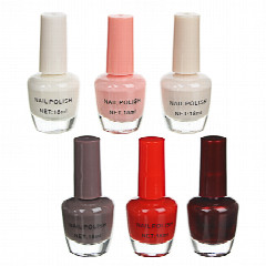 Лак для ногтей, 18мл, 6 цветов
