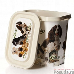 Контейнер для корма Dogs 10л. арт.М5394