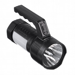 ЧИНГИСХАН Фонарь, 1 LED+12 LED, 1Вт+3Вт, аккумулятор 800мАч, 14х10см, 2 режима, пластик