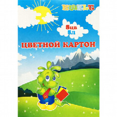 Картон цветной Квелт 8 цв. 8листов К-00016