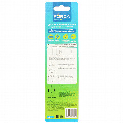 FORZA Зубная щетка электрическая детская, 18х2,6х2,6 см, 1АА, 2 цвета