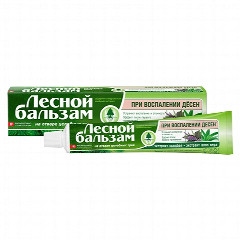 Зубная паста Лесной бальзам «Экстракт шалфея, алоэ-вера, отвар лечебных трав», 75 мл