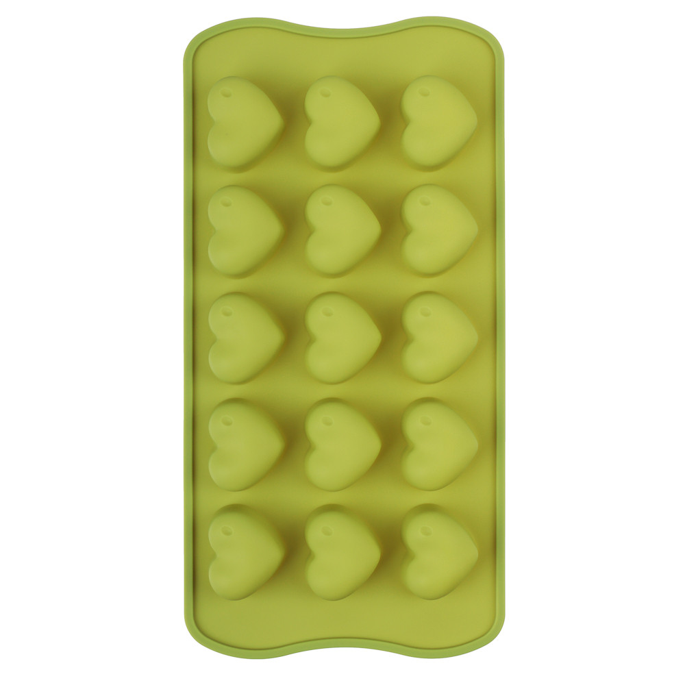 VETTA Форма силиконовая для шоколада и льда 15 ячеек, 21x10x1,6см "Конфета", 3 цвета