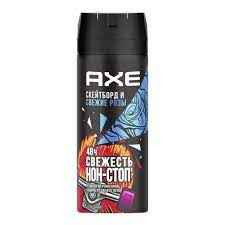 Дезодорант-спрей АКС (AXE) Скейтборд и свежие розы, мужской, 150 мл