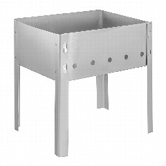 Мангал сборный 40x25x40 см, сталь 0,5 мм, "Эконом"