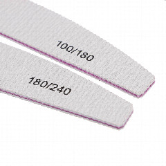 Пилка шлифовальная тм ЮL 2-х сторонняя, 100/180 и 180/240 грит, ЭВА, пластик, 17,8 см, 2 формы