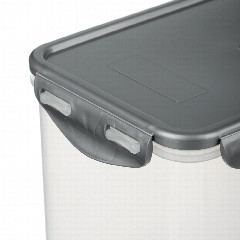 Контейнер герметичный для СВЧ с защелками, 2,2л, 205х135х130мм, пластик