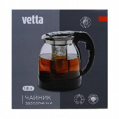 VETTA Ория Чайник заварочный 1,8л, пластик, нерж. сталь