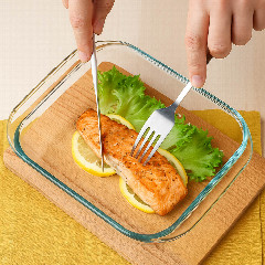 SATOSHI Форма для запекания жаропрочная квадратная, с ручками, стекло, 21,3x18,9x5см, 1,1л