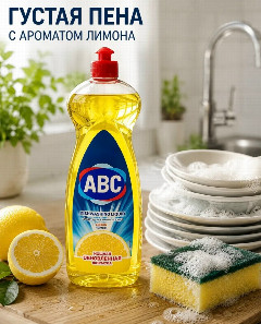 АВС д/мытья посуды 500мл. Лимон*6/24