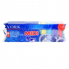 Губка для посуды York  «MIDI», 10 шт