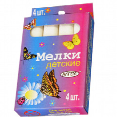Мел белый 4шт " Алгем ". арт. НМБ-4