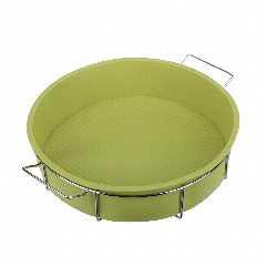 VETTA Форма силиконовая 25x6см, круглая на мет. подставке, 3 цвета, HS-305