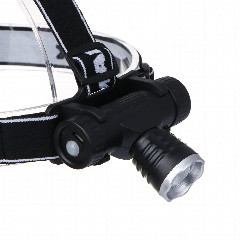 Фонарь налобный тм ЕРМАК, CREE XPE LED, 4 режима, 1200мАч, 8,3х3,8х7,3см, USB кабель, пластик