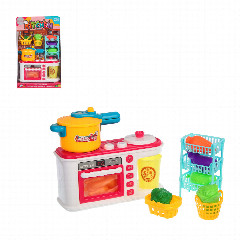ИГРОЛЕНД Набор игровой "Кухня с продуктами", PP, ABS
