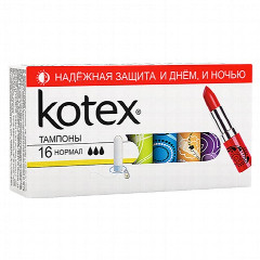 Тампоны Kotex «Normal», 16 шт