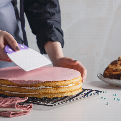 VETTA шпатель кондитерский плоский, 15х10см, пластик