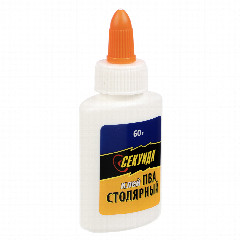 Клей столярный "Секунда" 60г, на индивидуальном блистере, 403-073
