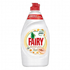 Средство для мытья посуды Fairy «Нежные руки, Ромашка и витамин Е», 450 мл