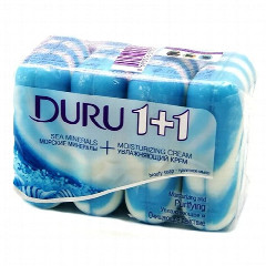 Мыло Duru «Морские минералы, 1+1 (4 шт)», 90 г