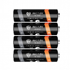 Батарейки AA BY (LR06) 4шт в блистере, щелочные 1.5V, высокой ёмкости