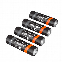 Батарейки AA BY (LR06) 4шт в блистере, щелочные 1.5V, высокой ёмкости