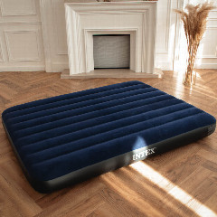 INTEX Матрас надувной CLASSIC DOWNY, 203x152x25см, до 272кг, 64759