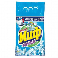Стиральный порошок Миф «Морозная свежесть», 2 кг
