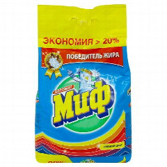Стиральный порошок Миф «Свежий цвет», 2 кг