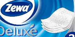 Бумага туалетная Zemma Deluxe Деликатная Забота, 3-слойная, 8 рулонов