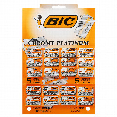 Лезвия двусторонние BIC Chrome Platinum К5, к/у, 5шт