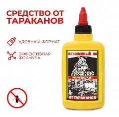 От полз. Дохлокс гель Мгновенный яд от тараканов 100мл.*3/33
