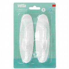 Крючки самоклеящиеся тм VETTA, двойные, пластик, 2шт