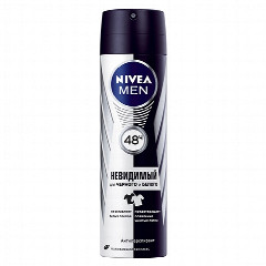 Део-дезодорант спрей NIVEA «MEN, Невидимый для черного и белого», 150 мл