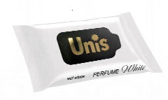 Салфетки влажные ТМ Unis антибактериальные Perfume White 15шт. 1/36