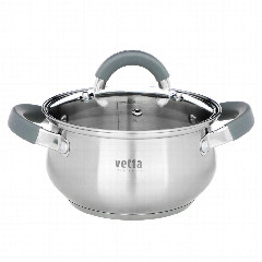 VETTA Вена Кастрюля 16х9,5см. 1,9л. со стекл. крышкой, индукция