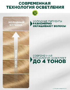 Колор Нечрлз краска для волос 103+Морозное серебро. 1/12