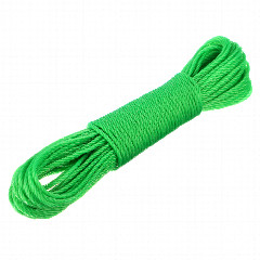 Веревка капроновая, 20м x 3мм, 5 цветов