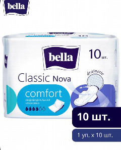 БЕЛЛА прокл. NOVA COMFORTsoft.air с крыл.10шт.*6/36