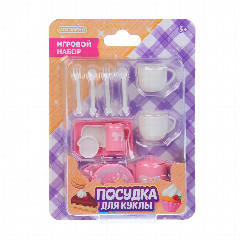 Игровой набор "Посудка для куклы", ABS, тм ИГРОЛЕНД