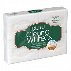 Мыло Duru «Clean&White (4 шт)», 125 г