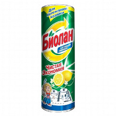 БИОЛАН чистящ.порошок 400гр Сочный Лимон *6/24