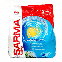Стиральный порошок SARMA «Аctive, ландыш», 2,4 кг